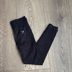 Black Patterned Leggings